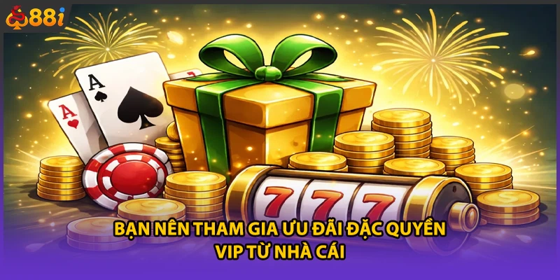 Bạn nên tham gia ưu đãi đặc quyền Vip từ nhà cái