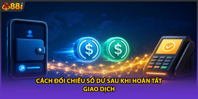 Cách đối chiếu số dư sau khi hoàn tất giao dịch