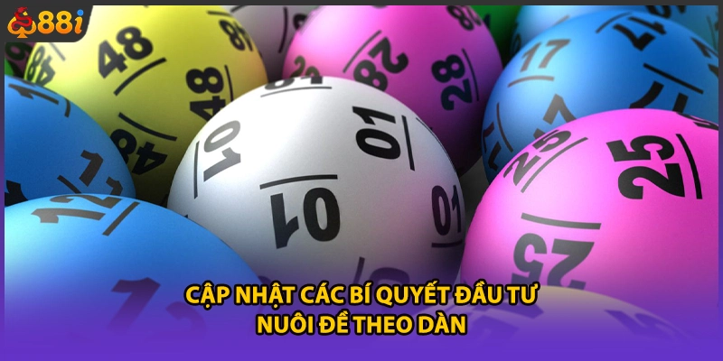 Cập nhật các bí quyết đầu tư nuôi đề theo dàn