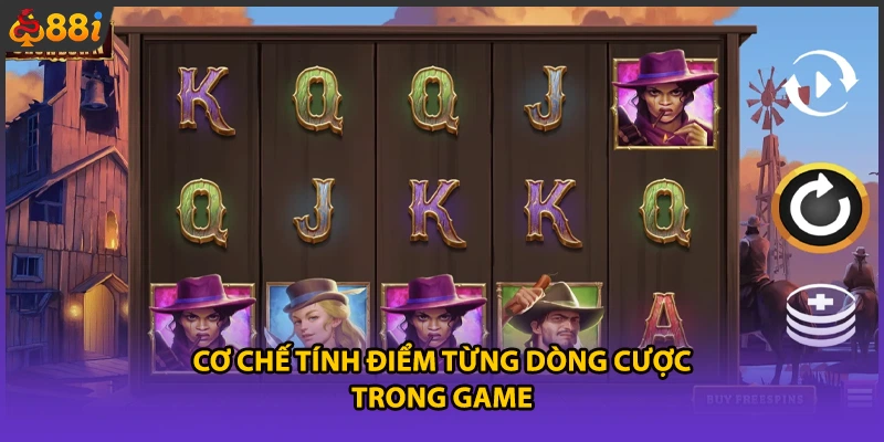 Cơ chế tính điểm từng dòng cược trong game