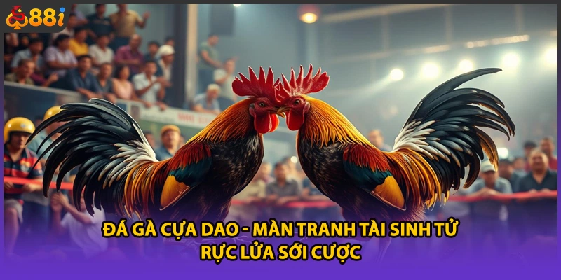 Đá Gà Cựa Dao - Màn Tranh Tài Sinh Tử Rực Lửa Sới Cược