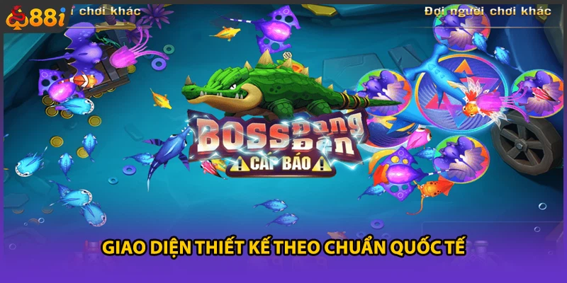 Giao diện thiết kế theo chuẩn quốc tế 
