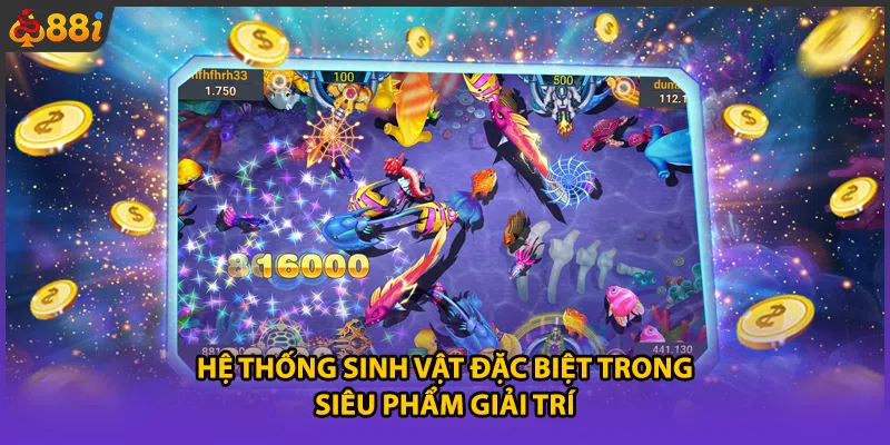 Hệ thống sinh vật đặc biệt trong siêu phẩm giải trí