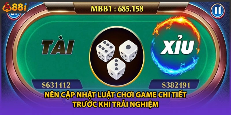 Nên cập nhật luật chơi game chi tiết trước khi trải nghiệm