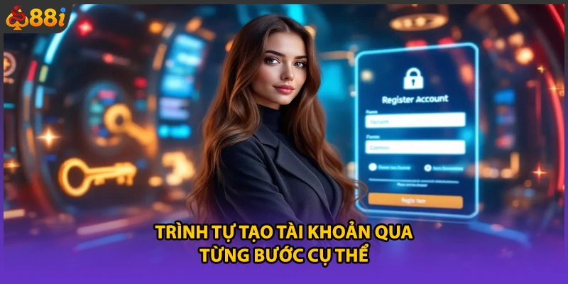 Trình tự tạo tài khoản qua từng bước cụ thể